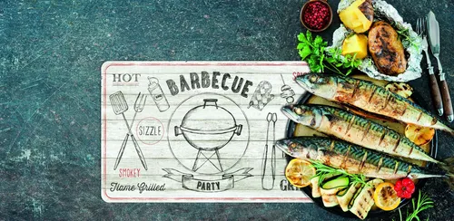 d-c-table Tischset Rio Barbecue 44 x 29 cm, offwhite