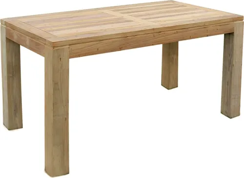 XXL Edler Gartentisch Esstisch aus Teakholz 180x90x75cm