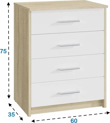 Matkam Möbel Kommode Sonoma Eiche