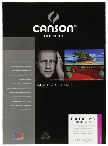 CANSON INFINITY Fotopapier 'PhotoGloss Premium RC', A3 25 von Canson