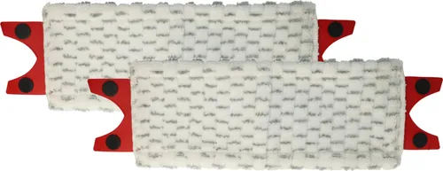 vhbw 2x Wischtuch kompatibel mit Vileda Ultramax 2in1, Ultramat 2in1 Bodenwischer