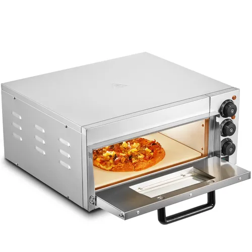 VEVOR Kommerzieller Pizzaofen 406mm Edelstahl
