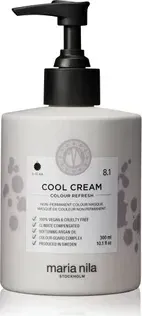 Maria Nila Colour Refresh 300ml Cool Cream 8.1 - Temporäre Haarfarbe - Coloration mit intensiv pflegenden Arganöl, sorgt für strahlenden Glanz und Geschmeidigkeit. Ideal für schnelle Farbauffrischung, hält 4-10 Haarwäschen.