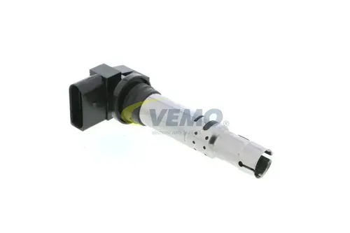 VEMO V10-70-0012 Zündspule für AUDI, SEAT, SKODA, VW - Zündspule für vollelektronische Zündung, inklusive Zündkerzenstecker, ideal für zuverlässige Leistung Ihres Fahrzeugs.