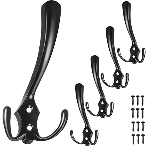 MT MALATEC 5 Stück Kleiderhaken Wandhaken Garderobenhaken 16874