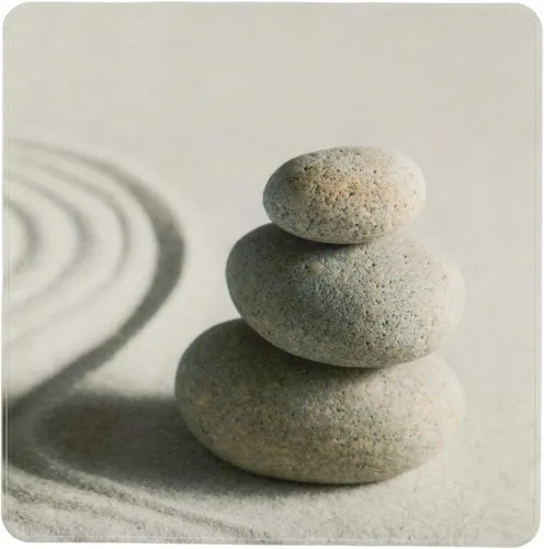WENKO Duschmatte WENKO Duscheinlage Sand and Stone