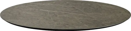 HPL Tischplatte Midnight Marble Ø120 cm in grau von Essentials