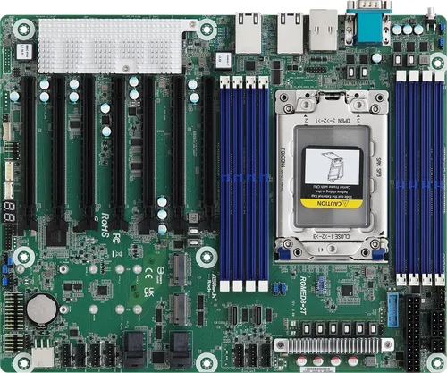 Asrock ROMED8-2T/BCM Motherboard - Hochleistungs ATX für Socket SP3 - Mainboards mit robustem Design und Unterstützung für AMD EPYC-Prozessoren, ideal für Server und Workstations.
