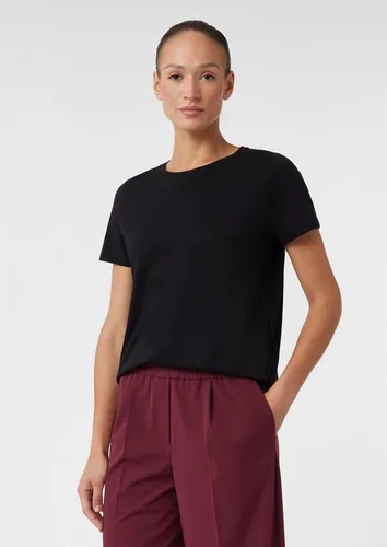 comma casual identity T-Shirt schwarz M (38) - Modisches Shirt in Regular Fit, aus 100% atmungsaktiver Baumwolle, ideal für lässige Outfits.