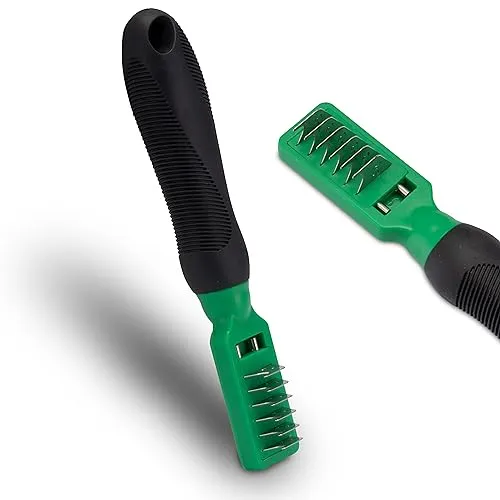 FinoPet Entfilzungsbürste, Entfilzungsmesser, Entfilzungskamm für Hunde und Katzen, Hundebürste/Katzenbürste auch als Filzbürste für Hund und Katze, Entfilzer für Knoten, Verfilzungen und Unterwolle