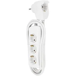 REV-Ritter Steckdosenleiste Powersplit, 2m, 4-fach in weiß