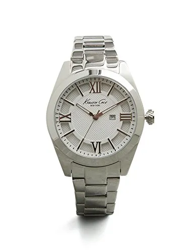 Kenneth Cole Damen Analog Quarz Uhr mit Edelstahl Armband 10023856