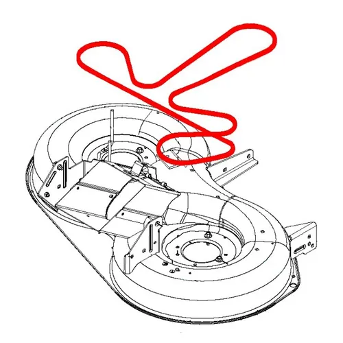 Keilriemen für HUSQVARNA Rasenmäher TC 138, 138M, 138L, 139T, 238T - Keilriemen für Rasenmäher, passend für Husqvarna-Modelle ab 2018, sorgt für zuverlässige Leistung und Langlebigkeit.