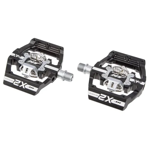 HT Components Klickpedale X2 Schwarz – Robuste Pedale für jeden Einsatz