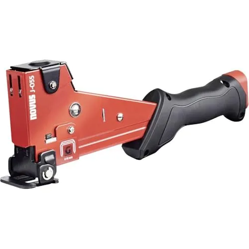 Novus J-055 Profi Hammertacker - Schlagtacker für präzises Arbeiten - Tacker für Klammern von 6-14 mm, ideal für Handwerksprojekte und Heimwerker mit robustem Design und einfacher Handhabung.