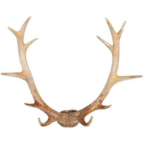 Rustikales Geweih aus Polyresin für Wanddekoration - Figuren, Skulpturen & Statuen – Ideal für Innen und Außen, inklusive Befestigungsmaterial, verleiht jedem Raum einen natürlichen und stilvollen Akzent.