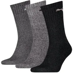 PUMA Herren Crew Socken, Grau / Grau, 35-38 EU