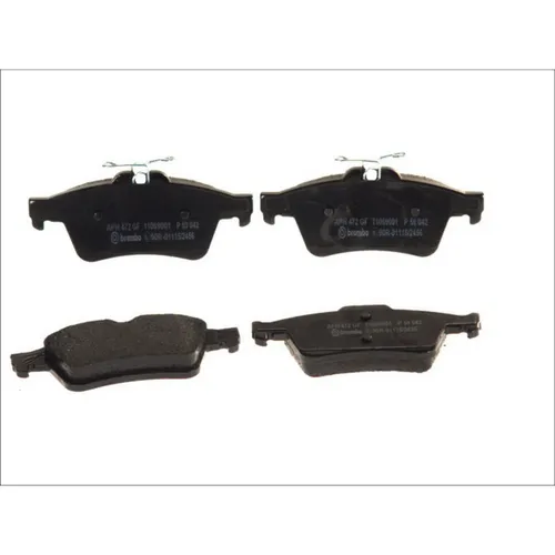 Bremsbelagsatz BREMBO P 59 042, Hinten