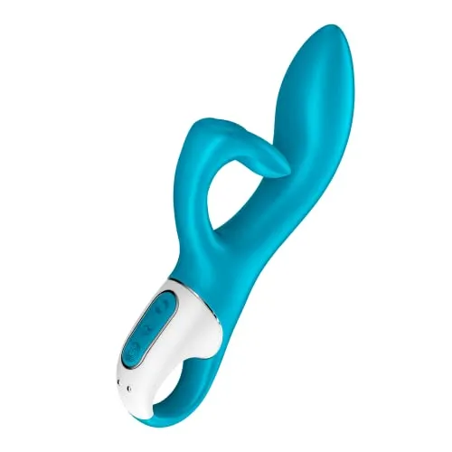 Satisfyer Embrace Me Rabbit-Vibrator | 2 starke Motoren & flexibel | Ergonomischer Dildo Klitoris-Stimulator | Wiederaufladbar & Wasserdicht (IPX7) | Sex-Spielzeug für Frauen