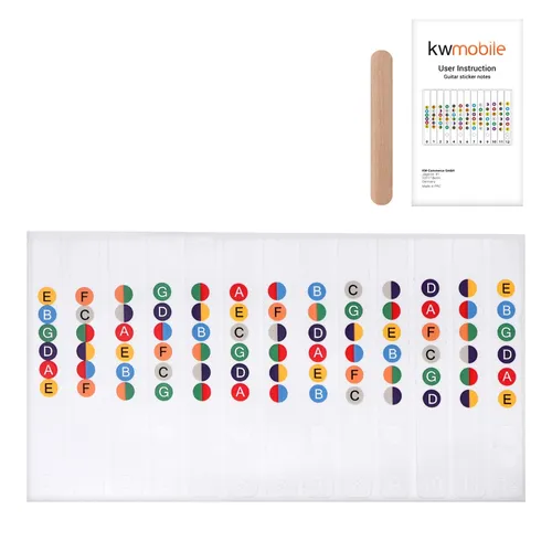 Gitarren Griffbrett Noten Aufkleber für Anfänger