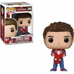 Funko Pop! Marvel Spiderman Unmasked Spider-man Figur - Actionfigur aus Vinyl, ca. 9 cm groß und ideal für Sammler. In bedruckter Fensterbox, perfekt als Geschenk für Marvel-Fans!