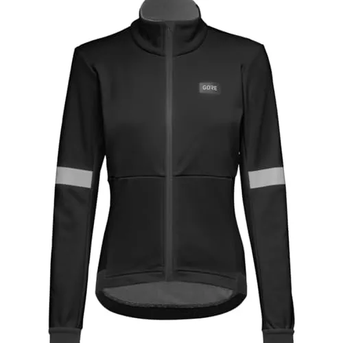 GOREWEAR Tempest Jacke Damen, Schwarz, XS - Damen Fahrradjacke für kalte Bedingungen, winddicht und wasserabweisend dank GORE-TEX INFINIUM, sportliche Passform mit verlängerter Rückenpartie für optimale Beweglichkeit.
