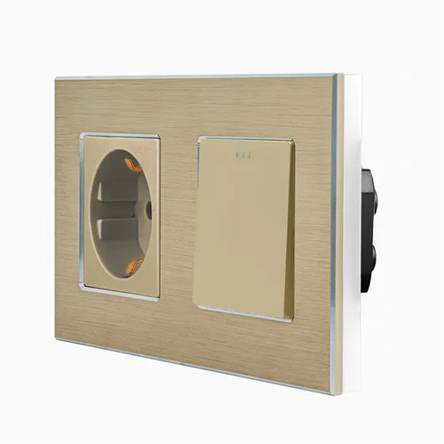 Lichtschalter Gold von Luxus-Time