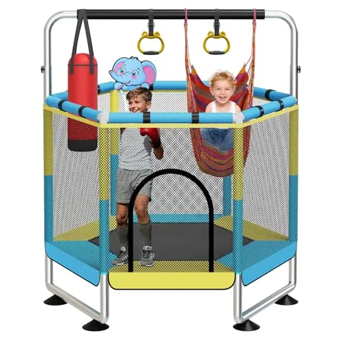 Trampolin Kinder 150cm mit Sicherheitsnetz – Stabil und verstellbar