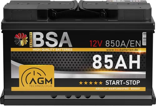 AGM Batterie 85Ah 12V für Start-Stopp-Fahrzeuge