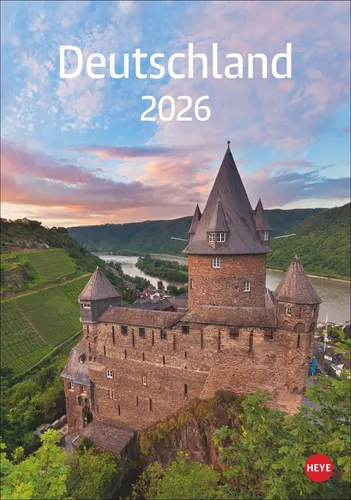 Heye Deutschland Monatsplaner Wandkalender Fotokalender 2026 22600