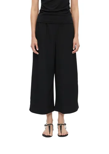 s.Oliver Wide Leg Hose mit strukturierter Optik
