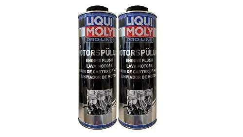 2x LIQUI MOLY 2425 Pro-Line Motorspülung Motor Reiniger Öl Zusatz 1L