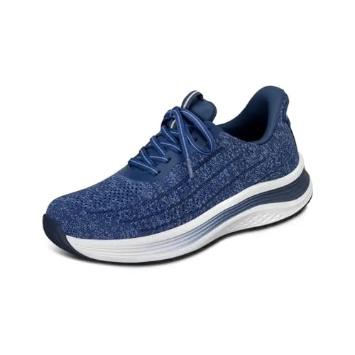 Orthofeet Damen Nira Slip-in Sneaker - Indigo, Größe 38 - Praktischer Slip-on Sneaker für Damen mit innovativer Technologie. Der Nira bietet optimalen Komfort, hochwertige Dämpfung und eine bequeme Passform. Ideal für den täglichen Einsatz und ein angenehmes Tragegefühl.