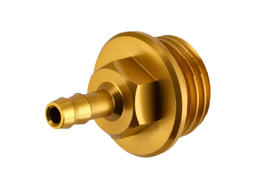 CNC Verschlussschraube mit Entlüftung (Öleinfüllöffnung), Gold, ohne O-Ring