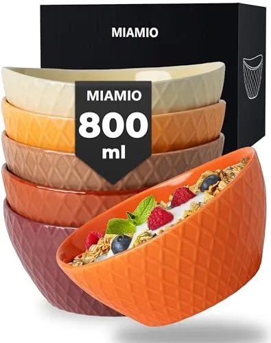 MiaMio Müslischüssel Set Palmanova in rot von MIAMIO
