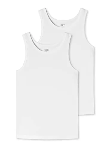 Uncover by Schiesser - Unterhemd/Tanktop - 2er Pack (L Weiß)