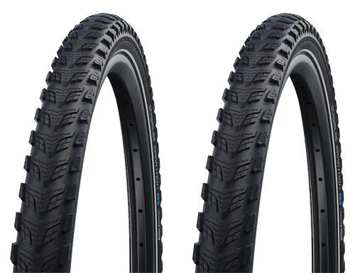 2x Schwalbe Marathon 365 55-406 GreenGuard Reflex Tube Type 20x2.15 - Vielseitige Ganzjahresreifen mit exzellentem Grip und Pannenschutz für sicheres Fahren bei jedem Wetter. Ideal für den täglichen Einsatz, auch im Winter. Größe (Zoll): 20x2.15. 2 Stück im Set.