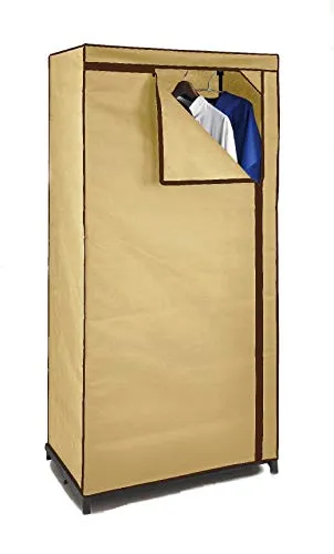 Spetebo Stoffschrank 160 cm in beige von Spetebo