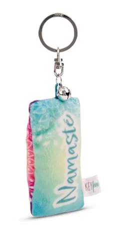 NICI Schlüsselanhänger Mini Plüschkissen Namasté 8cm mit Glöckchen