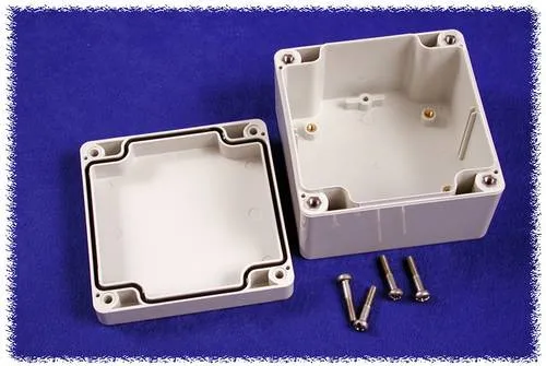 Produktbild Hammond Electronics 1554E2GY Universal-Gehäuse 90 x 90 x 60 Polycarbonat Grau 1St.