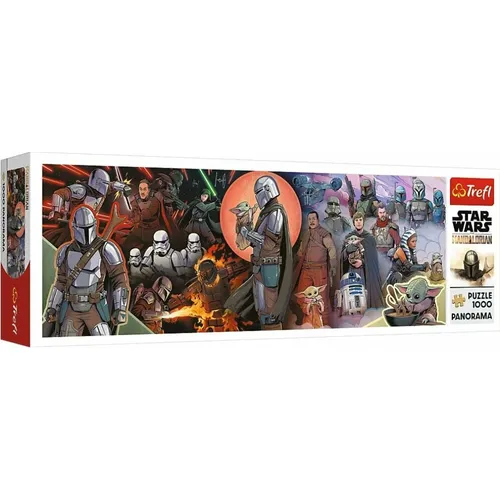 Trefl Puzzle Star Wars - Panorama Puzzle 1000 Teile, ideal für Star Wars Fans ab 12 Jahren und spannende Herausforderungen