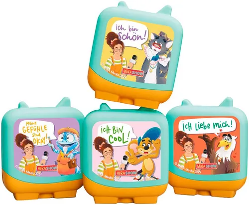 TONIES Clever Tonie Mira Das Fliegende Haus 4er Set Hörfigur - Tonie Figuren für die Toniebox, interaktive Hörabenteuer mit tierischen Wissensthemen. Entdecke spannende Geschichten über Tiere in der Arktis, Tiefsee, Wüste und Bergen.