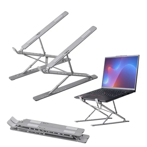 Ständer für PC und Tablet aus Aluminium Notebook Halterung verstellbar