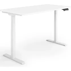 ESMART EZX-132WW Steh-Sitz-Schreibtisch 120x60cm Weiß - Ergonomischer, elektrisch höhenverstellbarer Schreibtisch mit 3x Memory und Aktivitätserinnerung für eine gesunde Arbeitsweise. Ideal für flexible Bürogestaltung.