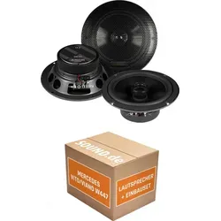 Musway ME62 Einbaupaket für Mercedes Vito/Viano W447 - Komplettset mit 16,5 cm Lautsprechern für Mercedes Vito/Viano W447 (seit 2014). Hoher Wirkungsgrad und einfache Montage dank Adapterringen und Stromdieben – für ein verbessertes Klangerlebnis in Ihrem Fahrzeug.