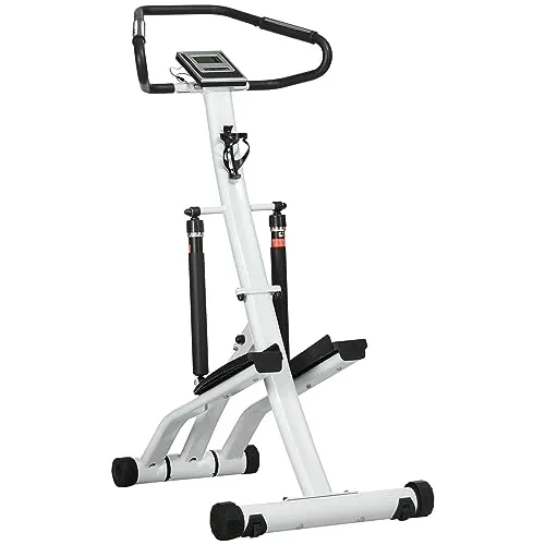 SPORTNOW Heimtrainer Stepper mit LCD-Bildschirm