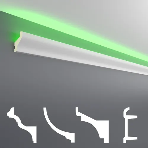 HEXIM LED Stuckleisten Muster