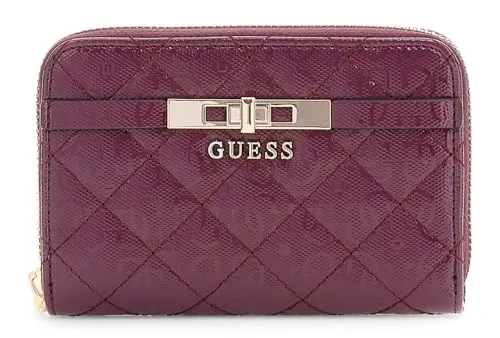Guess Geldbörse SLG Medium Zip Around Wallet in braun von GUESS