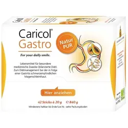 Caricol Gastro Sticks - Arzneimittel zur Unterstützung der Magengesundheit mit Bio-Hafer und Bio-Papaya, ohne Zuckerzusatz und ideal für die tägliche Einnahme.
