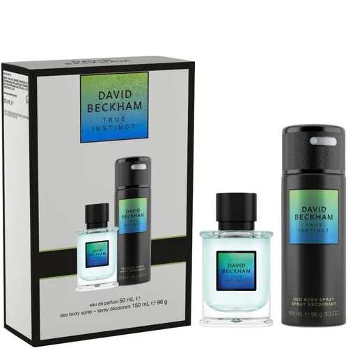 David Beckham True Instinct Geschenkset für Herren - Duft-Set mit 50 ml Eau de Parfum und 150 ml Deodorant, ideal für selbstbewusste Männer, die ihren einzigartigen Stil unterstreichen möchten.